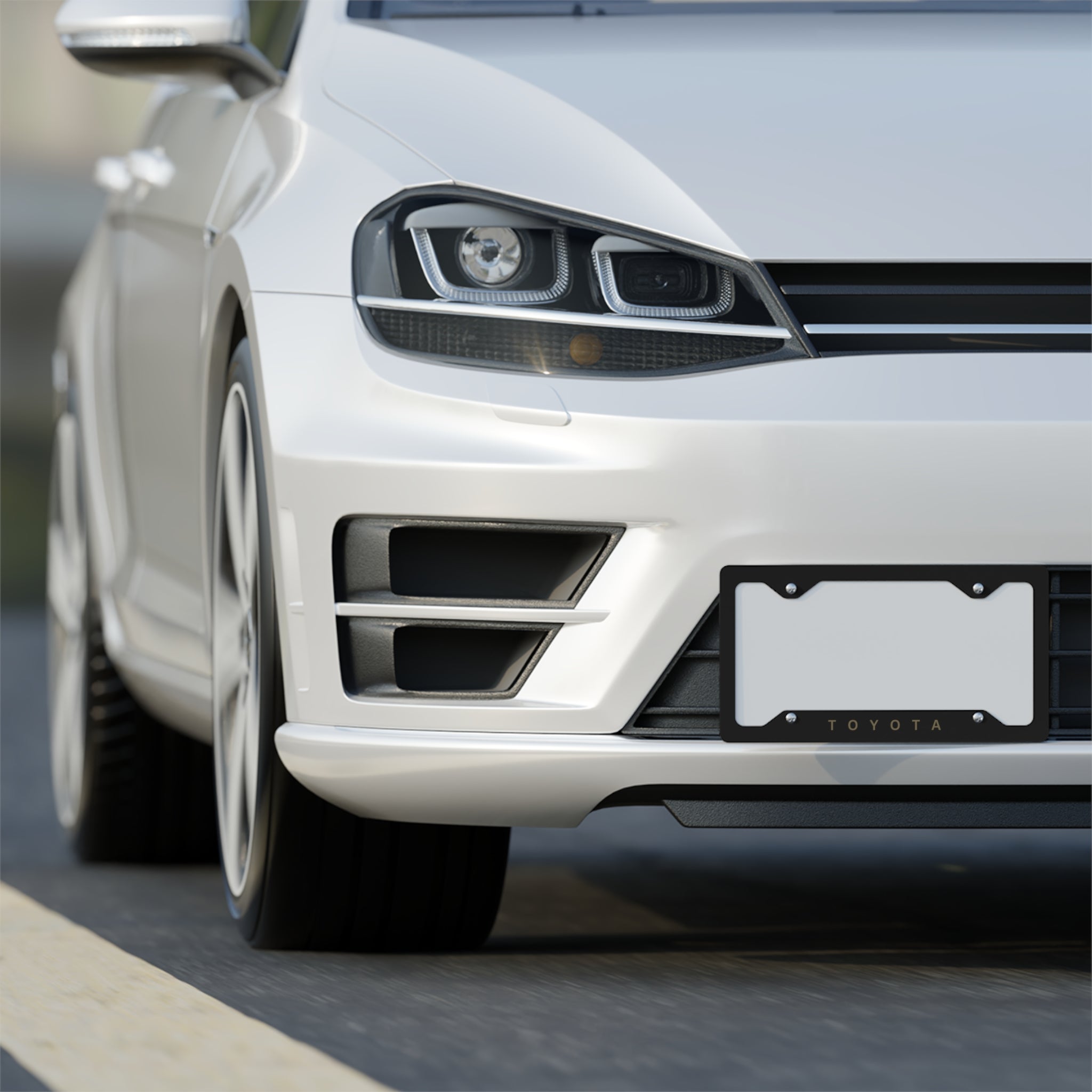 Toyota Metal License Plate Frame — Car Accessories