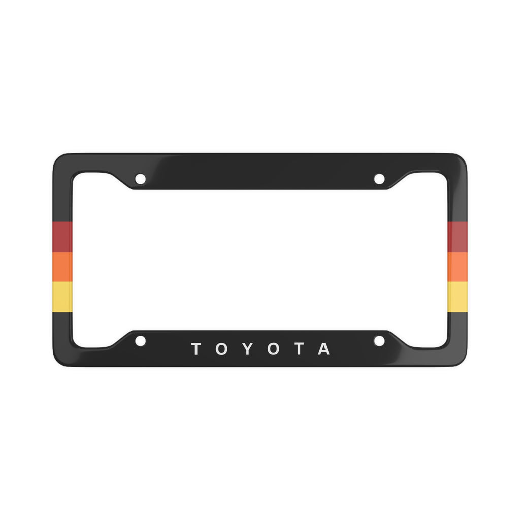 Vintage Toyota License Plate Frame — Retro Car Accessory