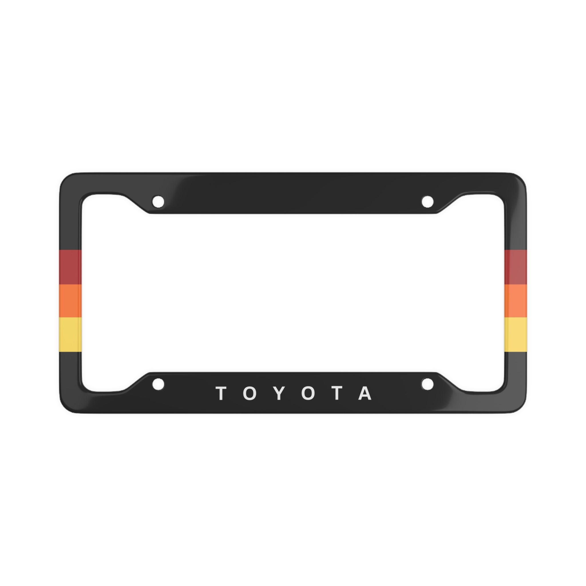 Vintage Toyota License Plate Frame — Retro Car Accessory
