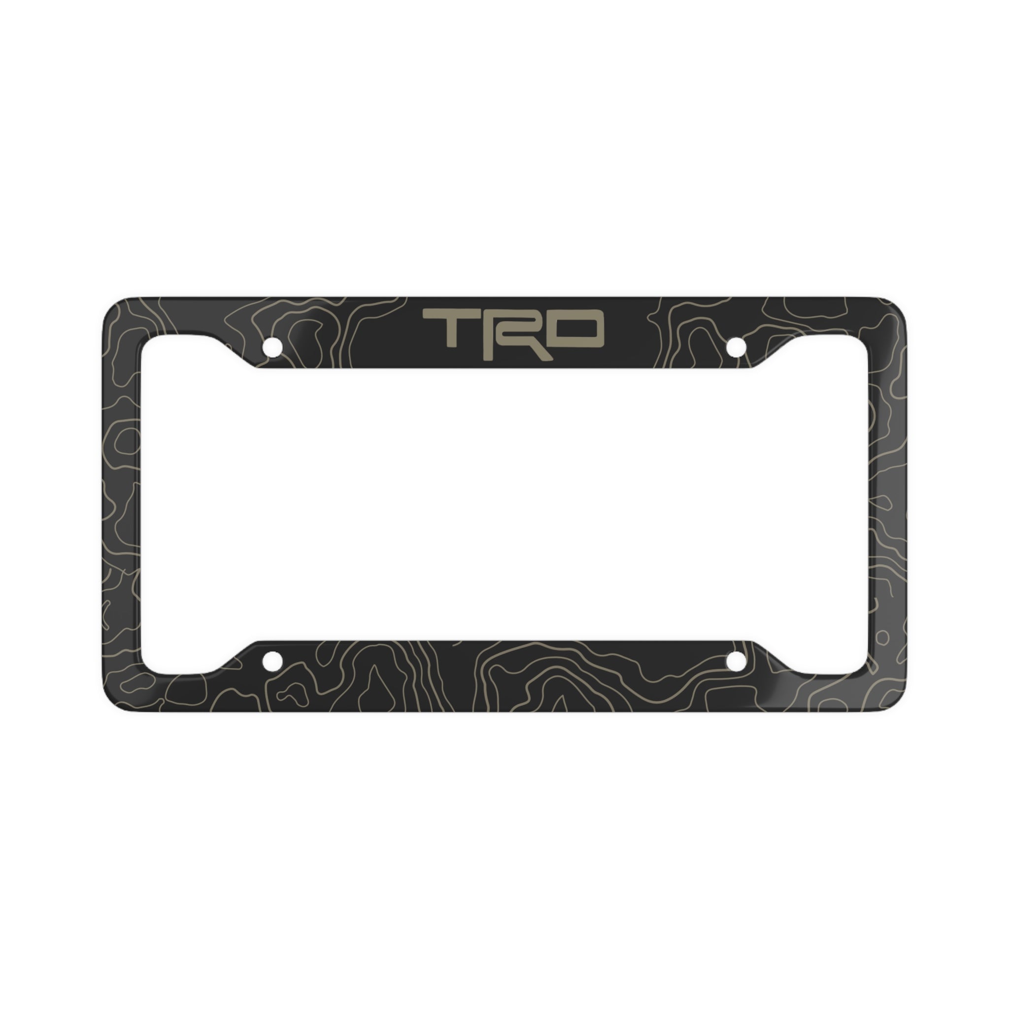 Toyota TRD License Plate Frame — Durable Metal Car Plate Surround