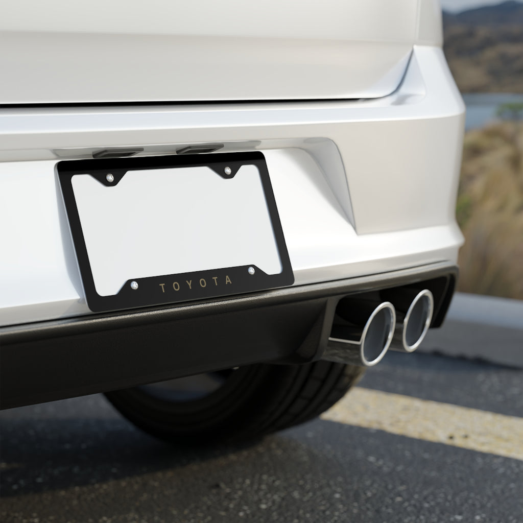 Toyota Metal License Plate Frame — Car Accessories