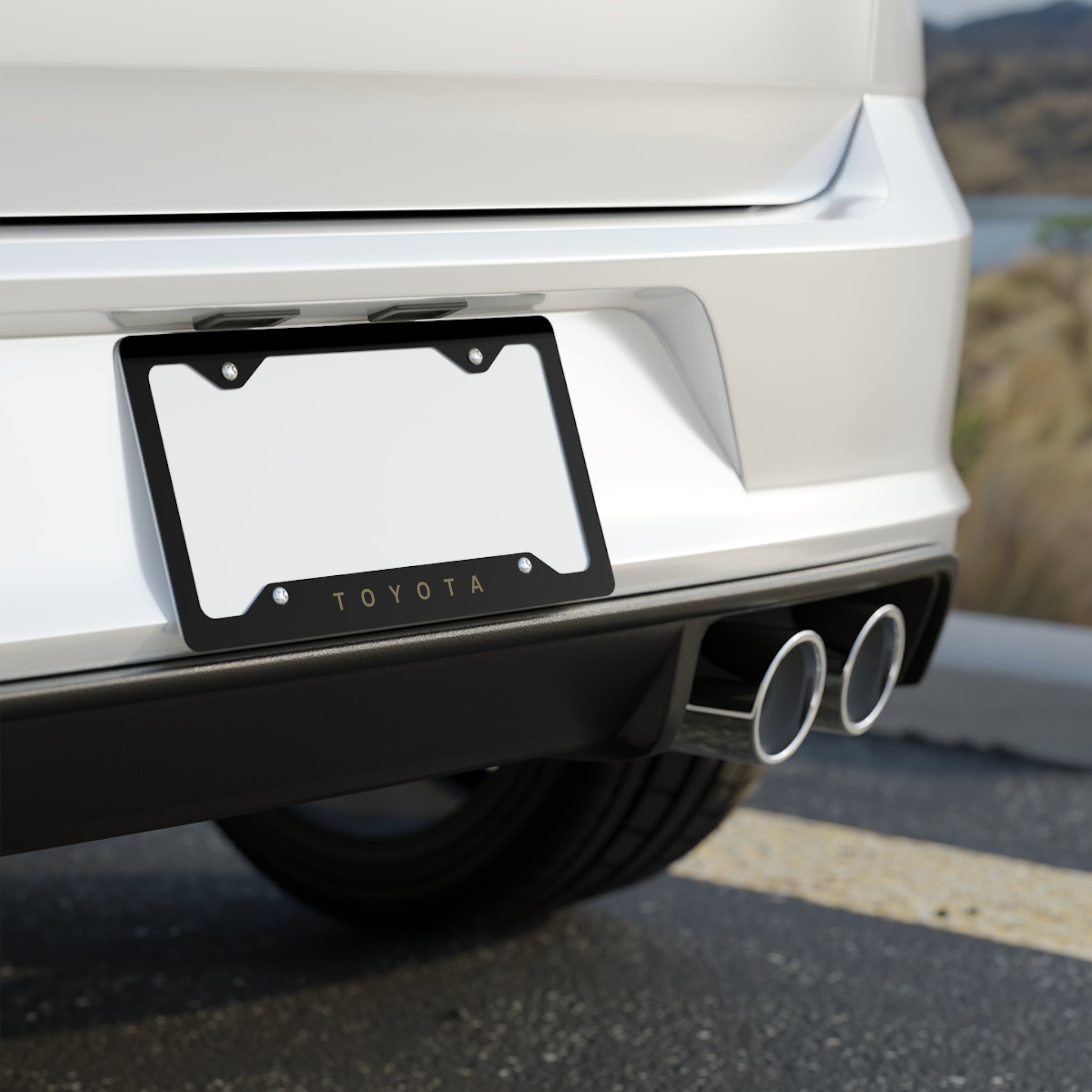 Toyota Metal License Plate Frame — Car Accessories